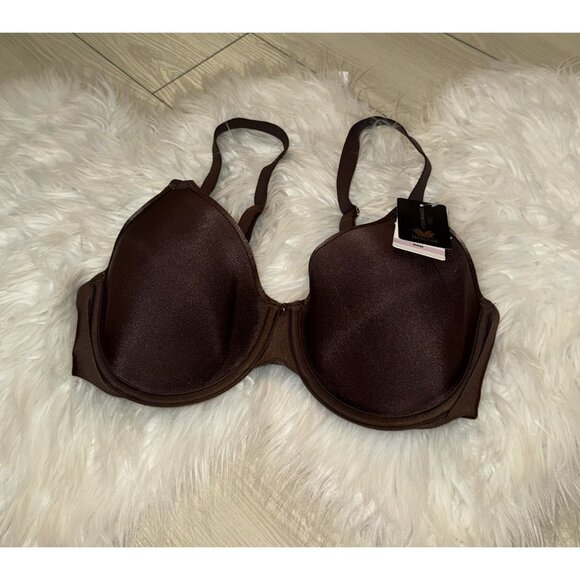 Wacoal 853393 Simply Done Underwire Convertible T-Shirt Bra UW Womens 36D Brown - Picture 1 of 6